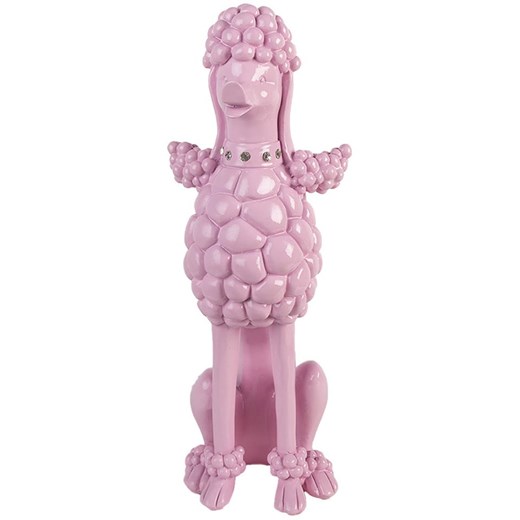 Clayre &amp; Eef Figurka dekoracyjna &quot;Dog&quot; w kolorze jasnoróżowym - 13 x 33 x 17 cm ze sklepu Limango Polska w kategorii Dekoracje - zdjęcie 187372419