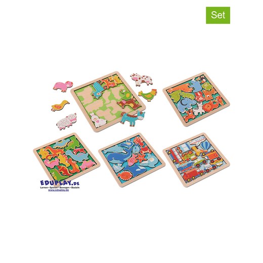 Eduplay Puzzle (5 szt.) z ramką - 3+ ze sklepu Limango Polska w kategorii Puzzle - zdjęcie 187372496