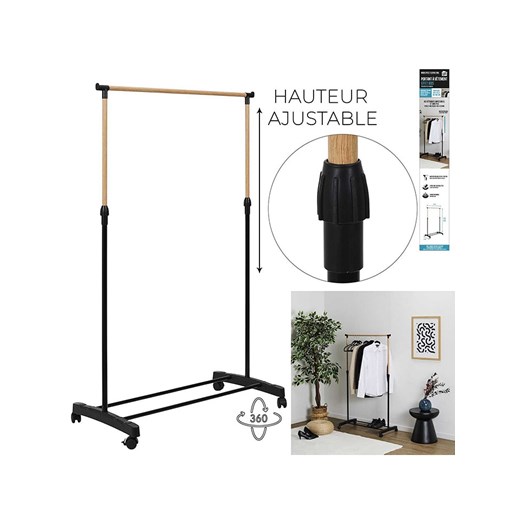 The Concept Factory Stojak w kolorze czarnym na ubrania ze sklepu Limango Polska w kategorii Szafy - zdjęcie 187372597