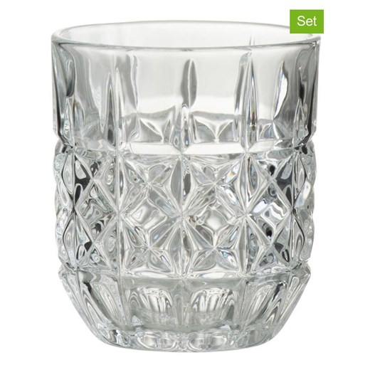 J Line Szklanki (4 szt.) do whisky - wys. 9,5 x Ø 8,2 cm ze sklepu Limango Polska w kategorii Naczynia - zdjęcie 187372658