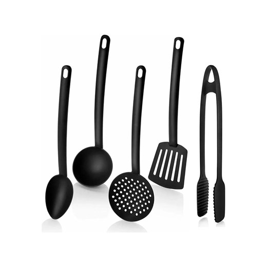 Violeta Home 5-częściowy zestaw w kolorze czarnym - dł. 30 cm ze sklepu Limango Polska w kategorii Akcesoria kuchenne - zdjęcie 187372675