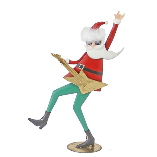 AM Design Figurka dekoracyjna &quot;Święty Mikołaj&quot; w kolorze czerwono-zielonym - 71 x 47 cm ze sklepu Limango Polska w kategorii Dekoracje - zdjęcie 187372808