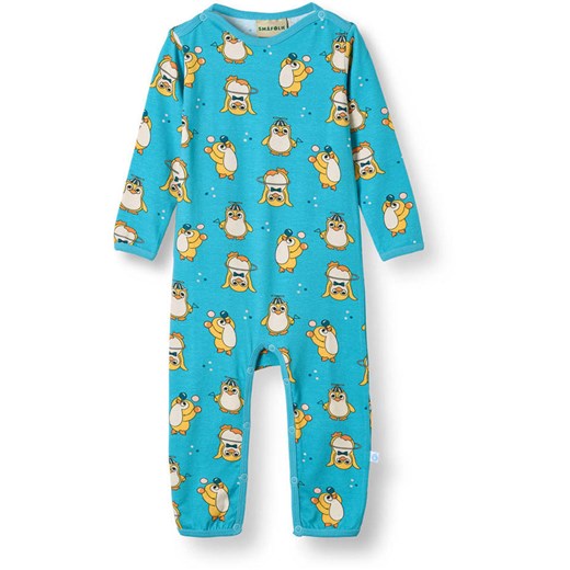 Småfolk Rampers &quot;Elstar&quot; w kolorze błękitnym ze sklepu Limango Polska w kategorii Kombinezony i kurtki - zdjęcie 187373366