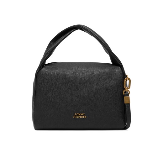 Torebka Tommy Hilfiger City Leather Mini Bag AW0AW18150 Czarny ze sklepu eobuwie.pl w kategorii Torebki damskie - zdjęcie 187373426