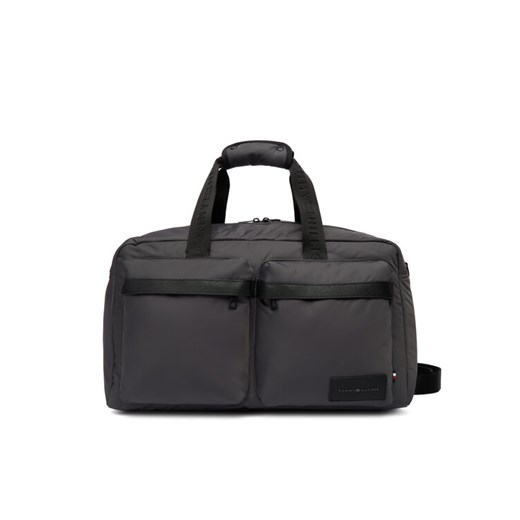 Torba Tommy Hilfiger Th Repreve Duffle AM0AM14008 Szary ze sklepu eobuwie.pl w kategorii Torby męskie - zdjęcie 187373427