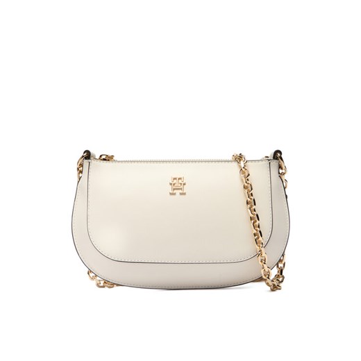 Torebka Tommy Hilfiger Th Glam Mini Chain Crossover AW0AW18142 Écru ze sklepu eobuwie.pl w kategorii Listonoszki - zdjęcie 187373435
