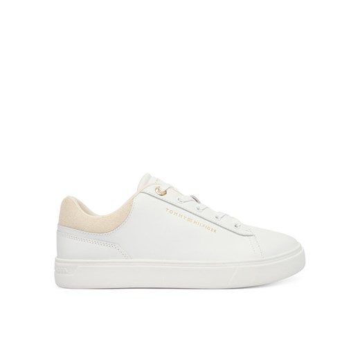 Tommy Hilfiger Sneakersy Casual Cupsole Sneaker FW0FW09020 Biały ze sklepu MODIVO w kategorii Buty sportowe damskie - zdjęcie 187373878