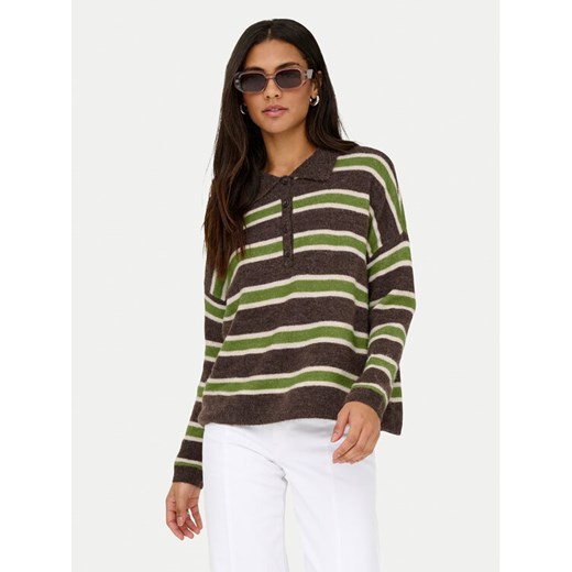 ONLY Sweter Talio 15358606 Szary Regular Fit ze sklepu MODIVO w kategorii Swetry damskie - zdjęcie 187373888