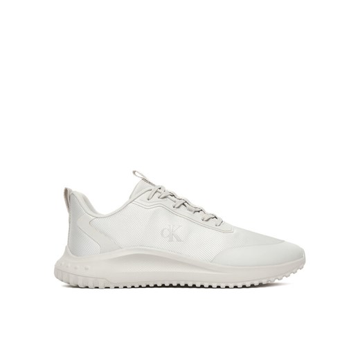 Calvin Klein Sneakersy Eva Runner Lace Up Mat Mix YM0YM01442 Szary ze sklepu MODIVO w kategorii Buty sportowe męskie - zdjęcie 187373896