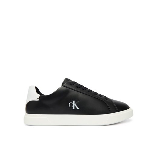 Calvin Klein Sneakersy Low Pro Cup Laceup Lth Moire HW0HW02845 Czarny ze sklepu MODIVO w kategorii Buty sportowe damskie - zdjęcie 187373906