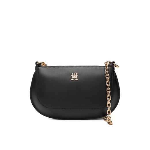 Tommy Hilfiger Torebka Th Glam Mini Chain Crossover AW0AW18142 Czarny ze sklepu MODIVO w kategorii Listonoszki - zdjęcie 187373917