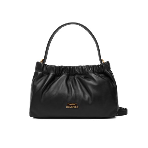 Tommy Hilfiger Torebka Soft Leather Mini Crossover AW0AW18306 Czarny ze sklepu MODIVO w kategorii Torebki damskie - zdjęcie 187373925