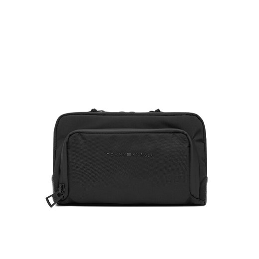 Tommy Hilfiger Kosmetyczka Th Travel Washbag AM0AM13950 Czarny ze sklepu MODIVO w kategorii Kosmetyczki - zdjęcie 187373927