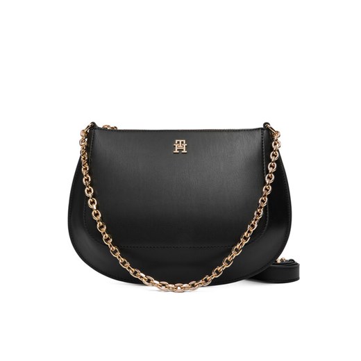 Tommy Hilfiger Torebka Th Glam Conv Med Crossover AW0AW18143 Czarny ze sklepu MODIVO w kategorii Torebki damskie - zdjęcie 187373929