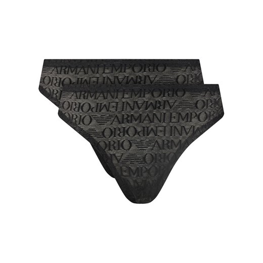 Emporio Armani Underwear Komplet fig brazylijskich EW000403 AF10880 MC005 Czarny ze sklepu MODIVO w kategorii Majtki damskie - zdjęcie 187373936