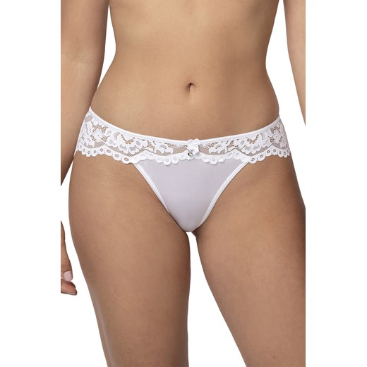 Figi Róża Newia biały ze sklepu kontri.pl w kategorii Majtki damskie - zdjęcie 187374598