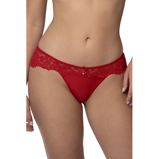 Figi Róża Newia czerwony ze sklepu kontri.pl w kategorii Majtki damskie - zdjęcie 187374658