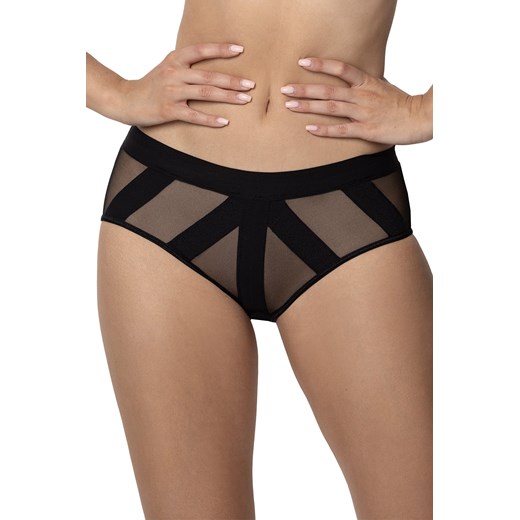 Figi Róża Pasomela czarny ze sklepu kontri.pl w kategorii Majtki damskie - zdjęcie 187374717