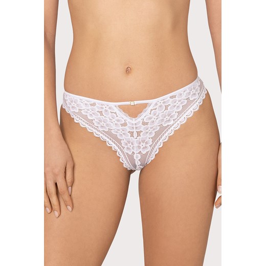 Stringi Róża Gizela biały ze sklepu kontri.pl w kategorii Majtki damskie - zdjęcie 187374945