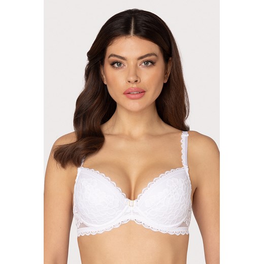 Biustonosz push-up Róża Gizela biały ze sklepu kontri.pl w kategorii Biustonosze - zdjęcie 187374996