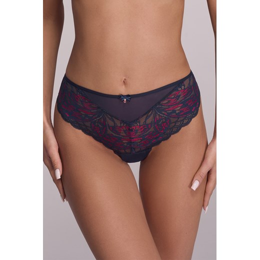 Ava 2183/B Sensation brazyliany wygodny wysoki stan navy blue ze sklepu kontri.pl w kategorii Majtki damskie - zdjęcie 187374999