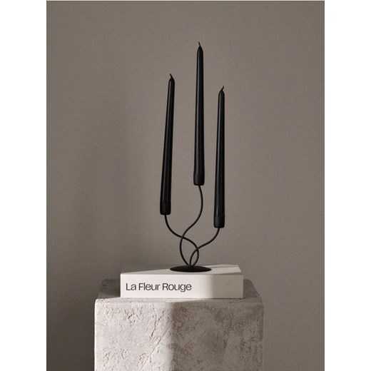 Sinsay - Świecznik o nieregularnym kształcie - czarny ze sklepu Sinsay w kategorii Świeczniki - zdjęcie 187376147