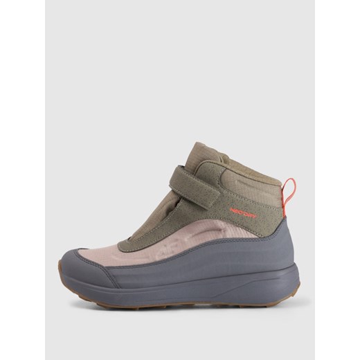 Chłopięce buty zimowe śniegowce 4F 4FJRAW25FSBSM034 - beżowe ze sklepu Sportstylestory.com w kategorii Buty zimowe dziecięce - zdjęcie 187376277