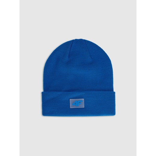 Dziecięca czapka zimowa 4F 4FJRAW25ACAPU0743 - niebieska ze sklepu Sportstylestory.com w kategorii Czapki dziecięce - zdjęcie 187376356