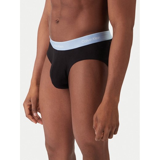 Calvin Klein Underwear Komplet slipów LV00NB4388 Czarny ze sklepu MODIVO w kategorii Majtki męskie - zdjęcie 187376649