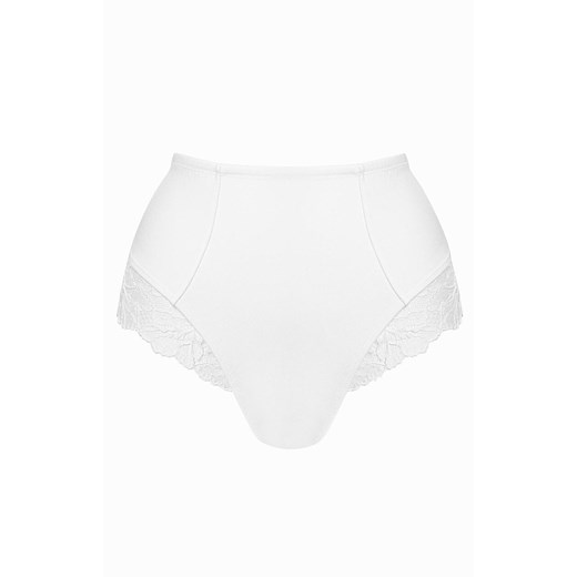 Figi damskie modelujące z wysokim stanem białe Perla Pizzo, Kolor biały, Rozmiar M, INFIORE ze sklepu Primodo w kategorii Majtki damskie - zdjęcie 187376826