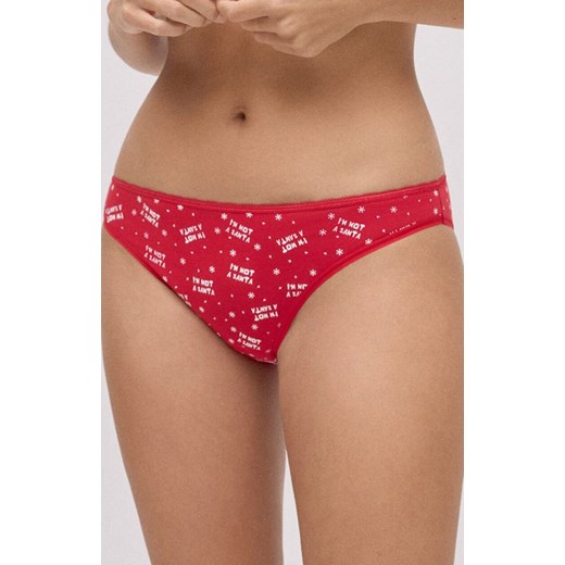 Świąteczne figi damskie CHRISTMAS 19489, Kolor czerwony, Rozmiar L, YSABEL MORA ze sklepu Primodo w kategorii Majtki damskie - zdjęcie 187376909