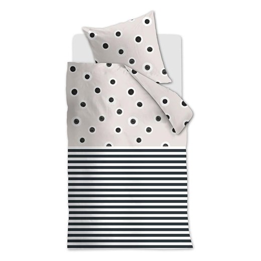 Beddinghouse Komplet pościeli &quot;Stripe and Eye&quot; w kolorze kremowo-czarnym ze sklepu Limango Polska w kategorii Pościele - zdjęcie 187376978