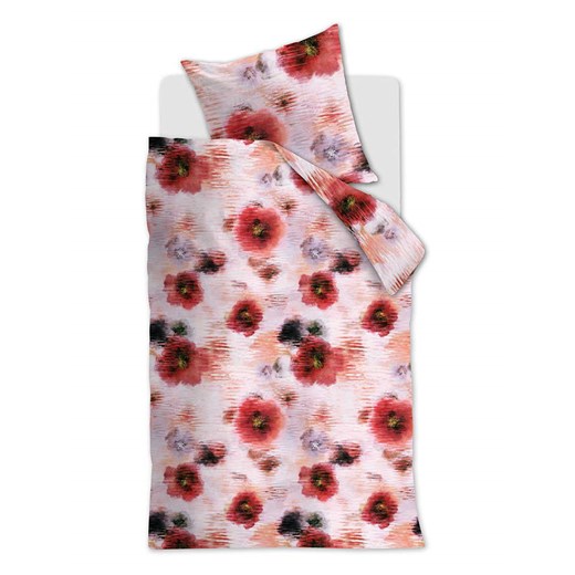 Beddinghouse Komplet pościeli satynowej &quot;Minka&quot; w kolorze czerwono-fioletowym ze sklepu Limango Polska w kategorii Pościele - zdjęcie 187377017