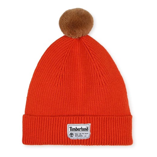 Timberland Czapka w kolorze pomarańczowym ze sklepu Limango Polska w kategorii Czapki dziecięce - zdjęcie 187377066