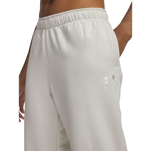 Under Armour Spodnie dresowe &quot;Icon Vida&quot; w kolorze białym Under Armour L okazyjna cena Limango Polska