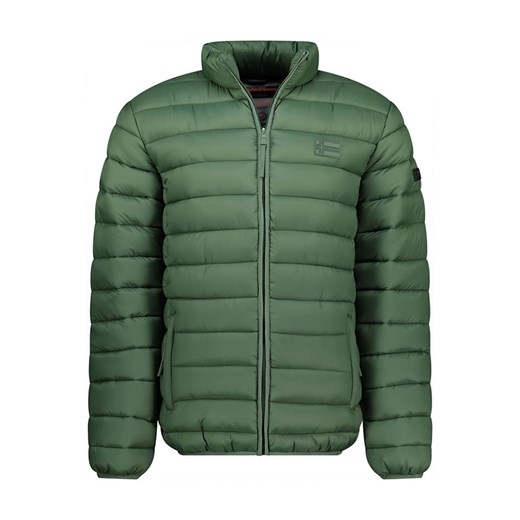 Geographical Norway Kurtka pikowana &quot;Amichoko&quot; w kolorze zielonym ze sklepu Limango Polska w kategorii Kurtki męskie - zdjęcie 187377378