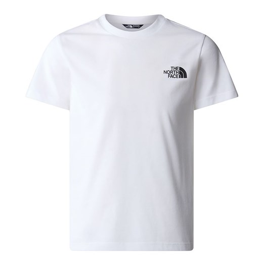 Koszulka dziecięca The North Face Simple Dome 0A87T4FN41 - biała ze sklepu streetstyle24.pl w kategorii T-shirty chłopięce - zdjęcie 187377617