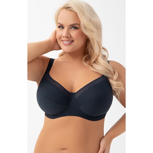 Gorsenia biustonosz miękki soft granatowy Anika K974, Kolor granatowy, Rozmiar 75B, Gorsenia ze sklepu Intymna w kategorii Biustonosze - zdjęcie 187377775