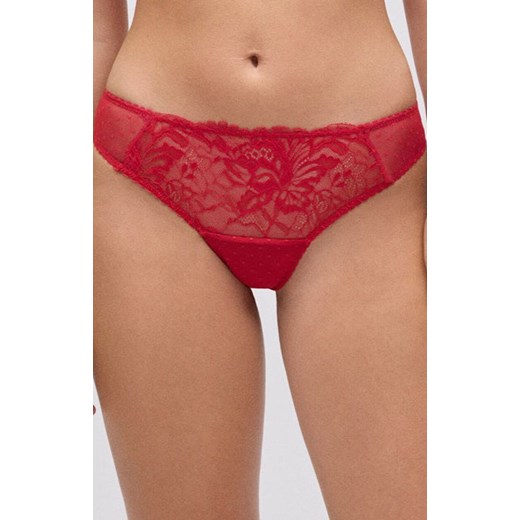 Czerwone stringi damskie CHRISTMAS 10795, Kolor czerwony, Rozmiar L, YSABEL MORA ze sklepu Intymna w kategorii Majtki damskie - zdjęcie 187378016
