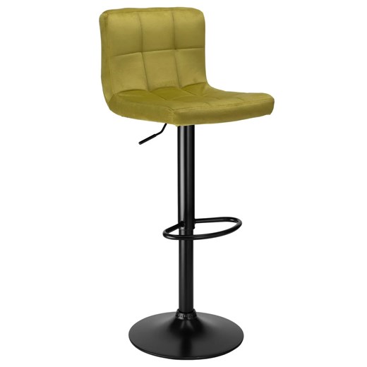 Oliwkowy hoker welurowy D9-N44 ze sklepu Edinos.pl w kategorii Hokery - zdjęcie 187378086