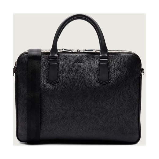 BOSS BLACK Skórzana torba na laptopa 17" New Crosstown_Doc Z. ze sklepu Gomez Fashion Store w kategorii Torby na laptopa - zdjęcie 187378109