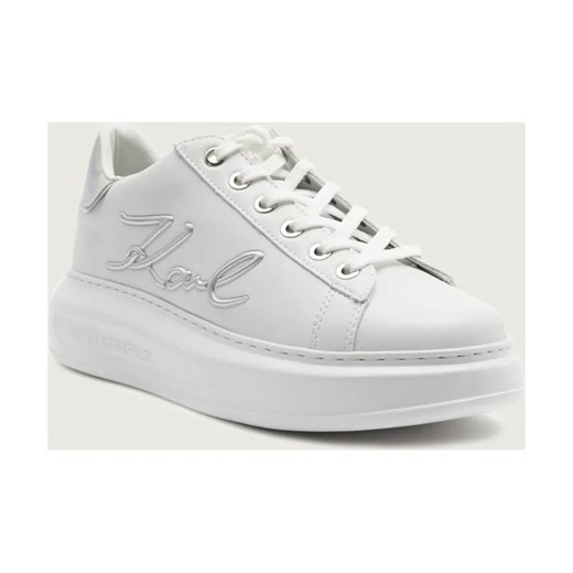 Karl Lagerfeld Skórzane sneakersy SIGNIA LACE ze sklepu Gomez Fashion Store w kategorii Buty sportowe damskie - zdjęcie 187378118