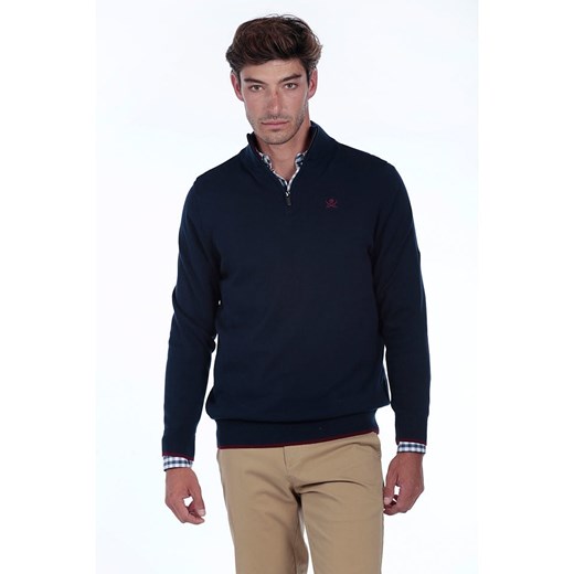 The Time of Bocha Sweter w kolorze granatowym ze sklepu Limango Polska w kategorii Swetry męskie - zdjęcie 187378817