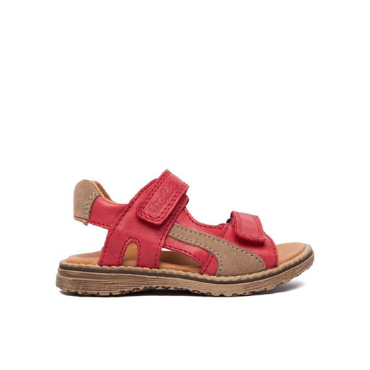Sandały Froddo Daros Double G3150280-2 M Czerwony ze sklepu eobuwie.pl w kategorii Sandały dziecięce - zdjęcie 187378857