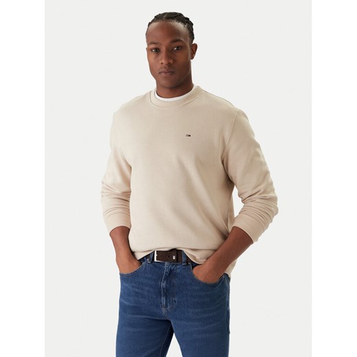 Tommy Jeans Bluza DM0DM20741 Beżowy Regular Fit ze sklepu MODIVO w kategorii Bluzy męskie - zdjęcie 187379418