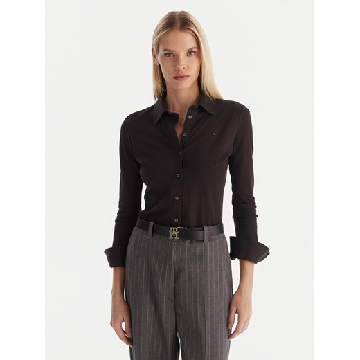 Tommy Hilfiger Koszula 1985 WW0WW43528 Czarny Slim Fit ze sklepu MODIVO w kategorii Koszule damskie - zdjęcie 187379427