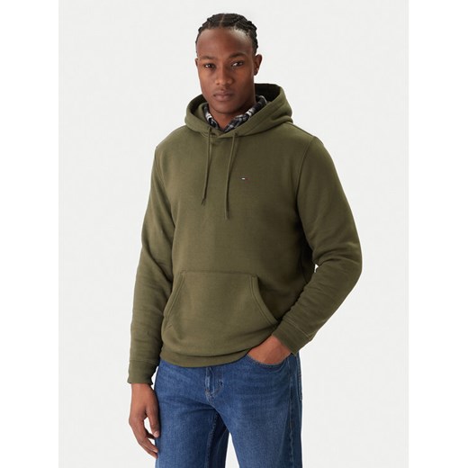 Tommy Jeans Bluza DM0DM20742 Zielony Regular Fit ze sklepu MODIVO w kategorii Bluzy męskie - zdjęcie 187379469