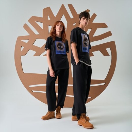 TIMBERLAND T-SHIRT GRAPHIC LOGO SHORT SLEEVE TEE ze sklepu Timberland w kategorii T-shirty męskie - zdjęcie 187380359