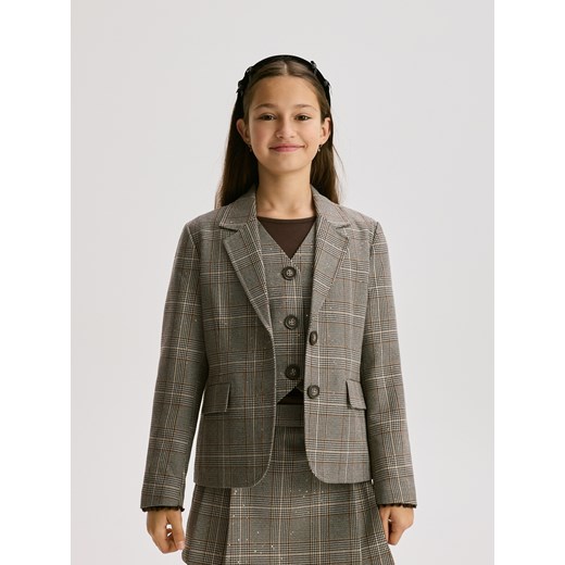 Reserved - Marynarka z cekinami - wielobarwny ze sklepu Reserved w kategorii Marynarki dziewczęce - zdjęcie 187380626