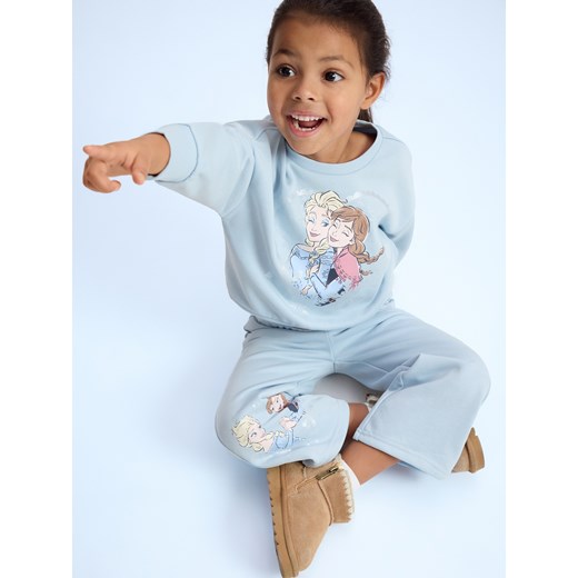 Reserved - Spodnie Kraina Lodu - granatowy ze sklepu Reserved w kategorii Spodnie dziewczęce - zdjęcie 187381106